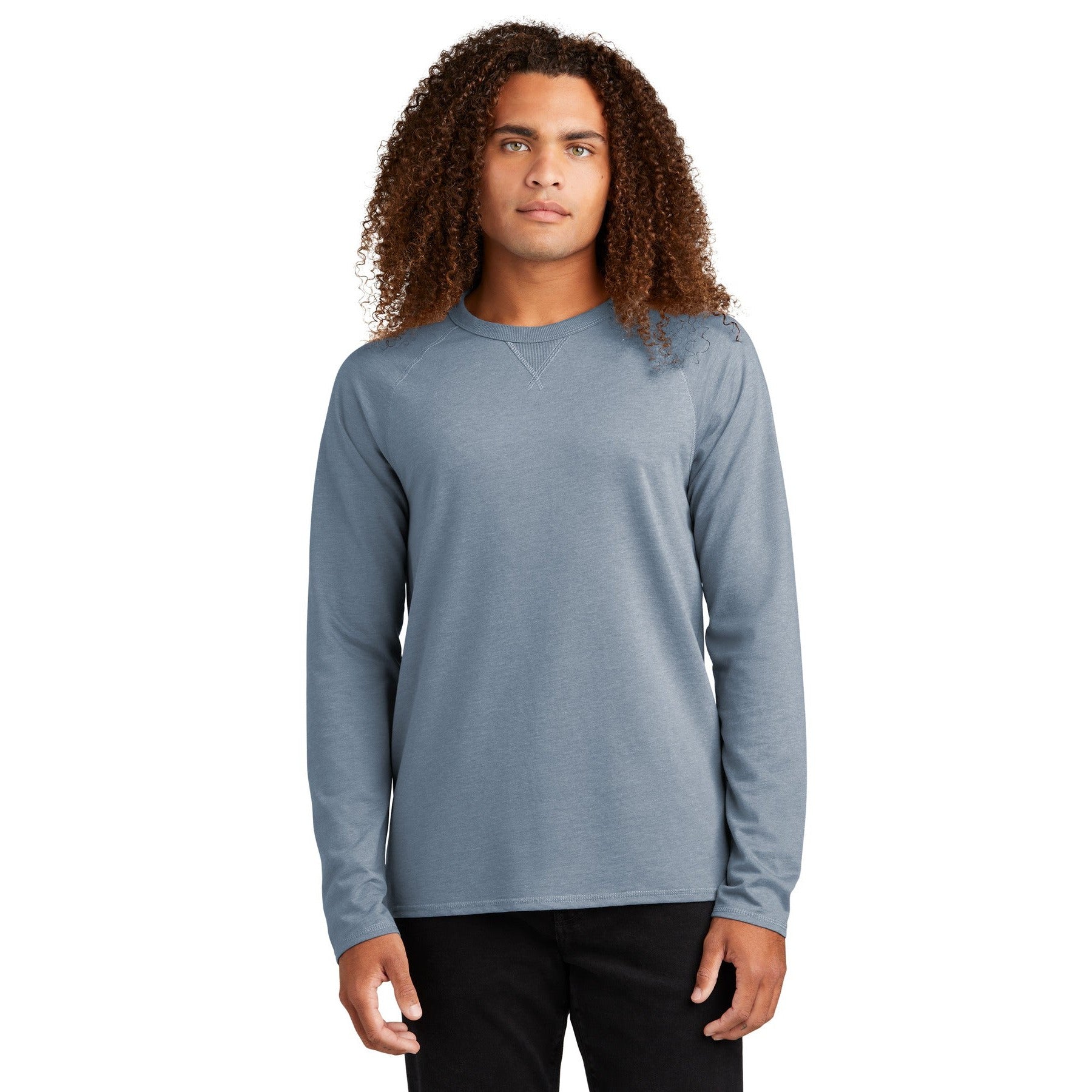 District-District® Featherweight French Terry™ Long Sleeve Crewneck DT572-MedTech-2